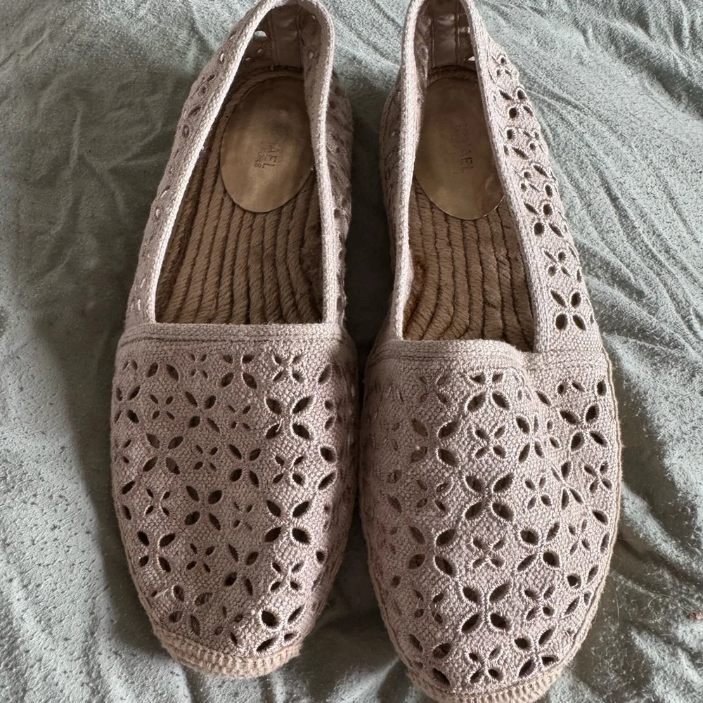 Michael Kors Blush Crochet Slip-On Flats